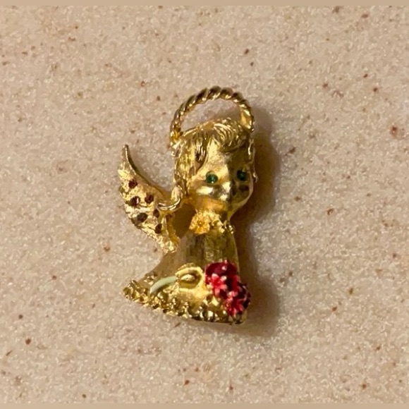 Cute Vintage Mylu Angel Brooch